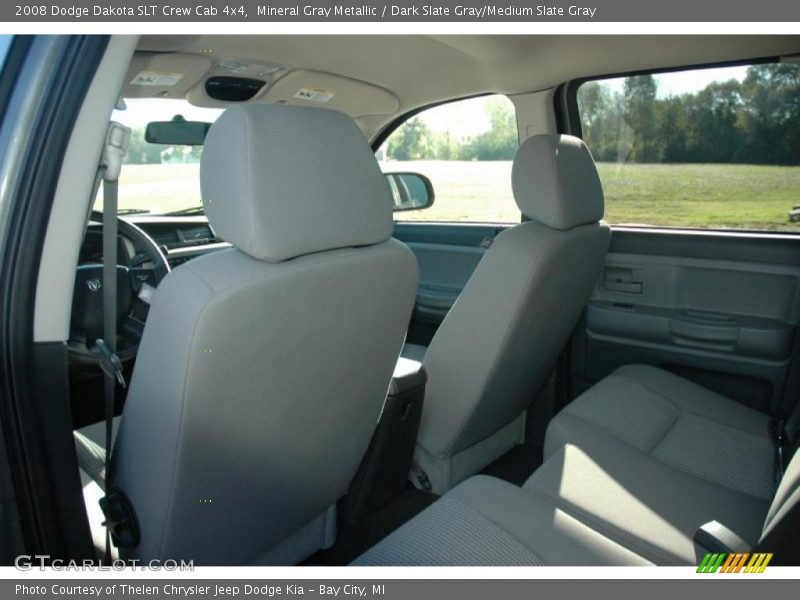 Mineral Gray Metallic / Dark Slate Gray/Medium Slate Gray 2008 Dodge Dakota SLT Crew Cab 4x4