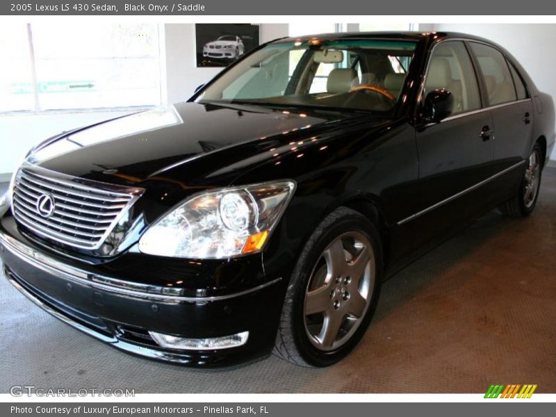 Black Onyx / Saddle 2005 Lexus LS 430 Sedan