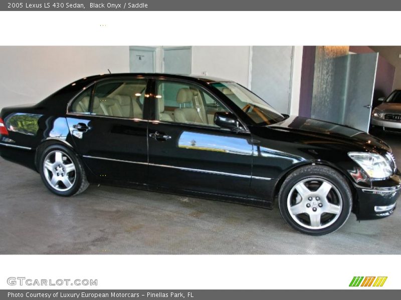 Black Onyx / Saddle 2005 Lexus LS 430 Sedan