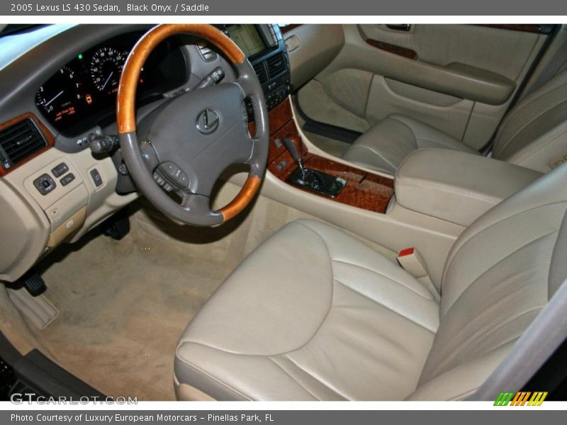 Black Onyx / Saddle 2005 Lexus LS 430 Sedan