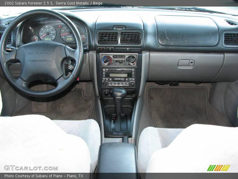 Sierra Gold Metallic / Beige 2002 Subaru Forester 2.5 S