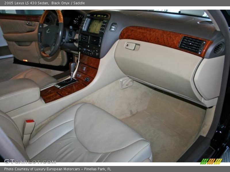 Black Onyx / Saddle 2005 Lexus LS 430 Sedan