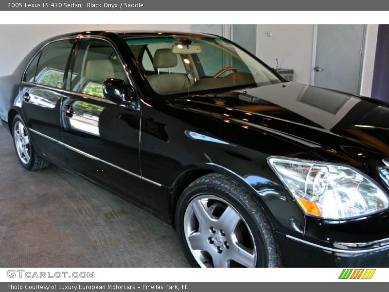 Black Onyx / Saddle 2005 Lexus LS 430 Sedan