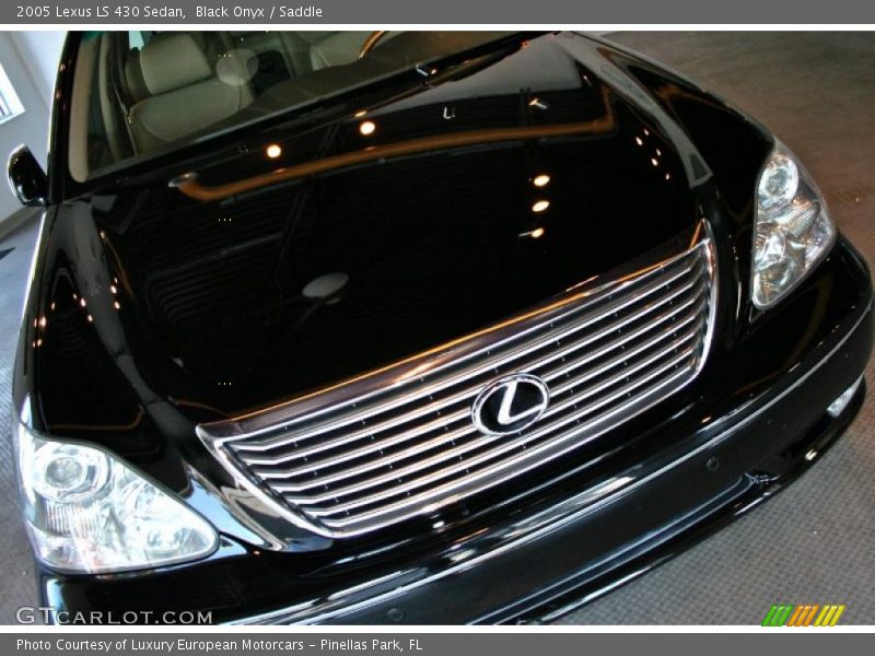 Black Onyx / Saddle 2005 Lexus LS 430 Sedan