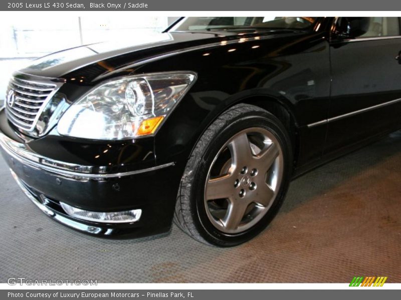 Black Onyx / Saddle 2005 Lexus LS 430 Sedan