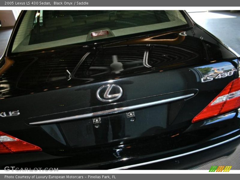 Black Onyx / Saddle 2005 Lexus LS 430 Sedan