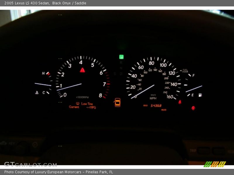 Black Onyx / Saddle 2005 Lexus LS 430 Sedan
