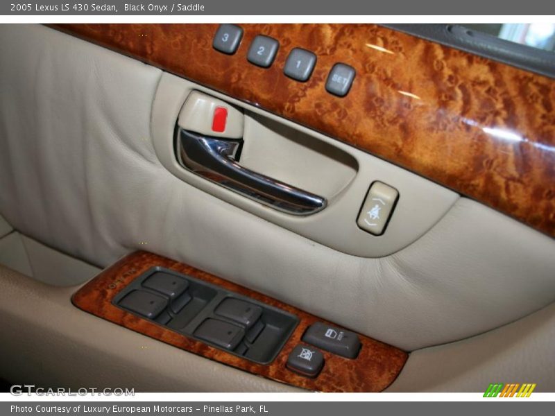 Black Onyx / Saddle 2005 Lexus LS 430 Sedan