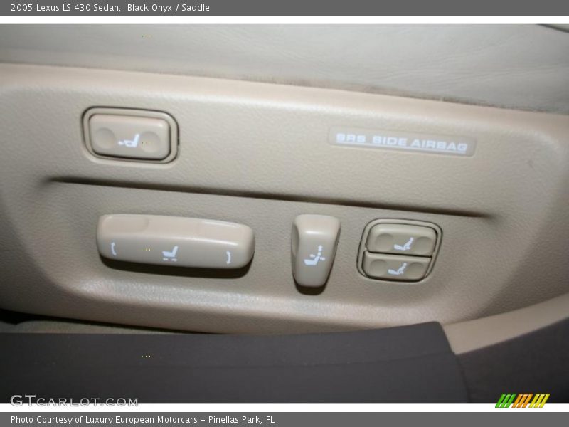 Black Onyx / Saddle 2005 Lexus LS 430 Sedan