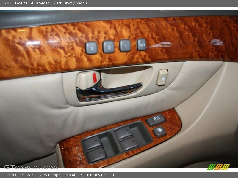Black Onyx / Saddle 2005 Lexus LS 430 Sedan