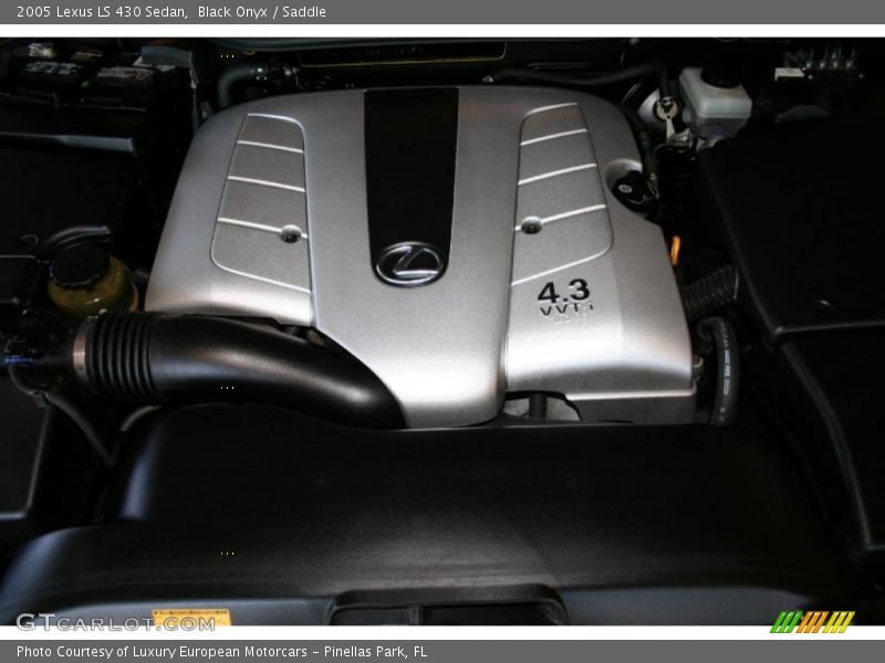 Black Onyx / Saddle 2005 Lexus LS 430 Sedan