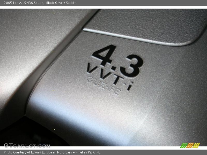 Black Onyx / Saddle 2005 Lexus LS 430 Sedan