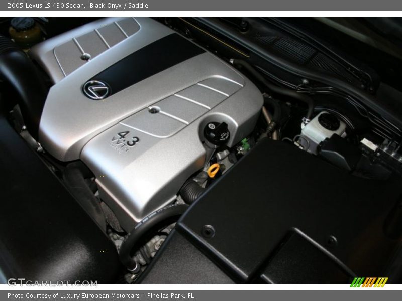 Black Onyx / Saddle 2005 Lexus LS 430 Sedan