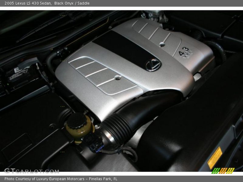 Black Onyx / Saddle 2005 Lexus LS 430 Sedan