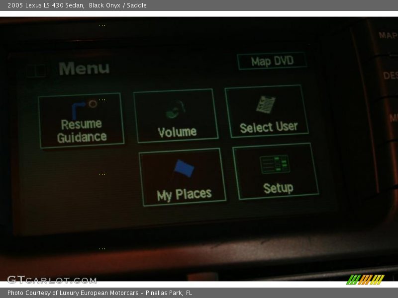 Black Onyx / Saddle 2005 Lexus LS 430 Sedan