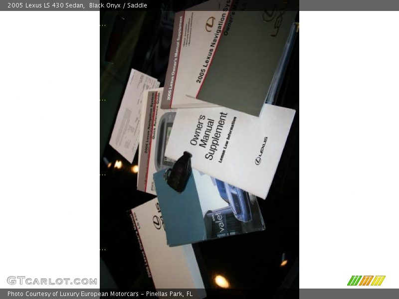 Black Onyx / Saddle 2005 Lexus LS 430 Sedan