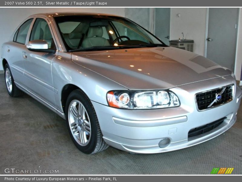 Silver Metallic / Taupe/Light Taupe 2007 Volvo S60 2.5T