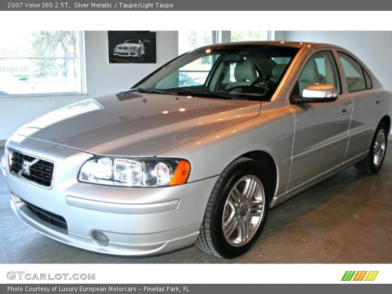 Silver Metallic / Taupe/Light Taupe 2007 Volvo S60 2.5T