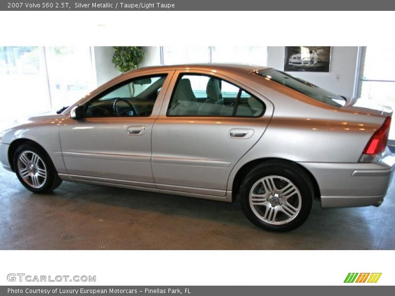 Silver Metallic / Taupe/Light Taupe 2007 Volvo S60 2.5T