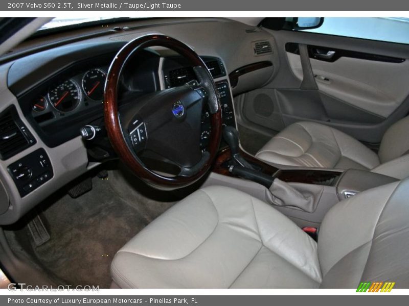 Silver Metallic / Taupe/Light Taupe 2007 Volvo S60 2.5T