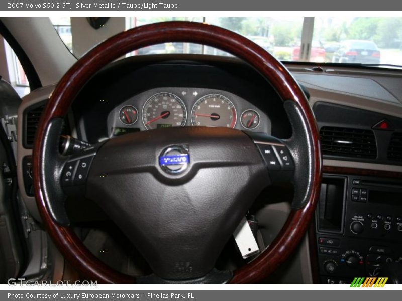 Silver Metallic / Taupe/Light Taupe 2007 Volvo S60 2.5T