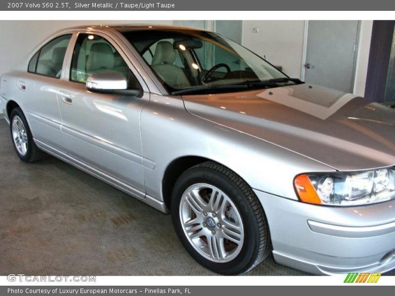 Silver Metallic / Taupe/Light Taupe 2007 Volvo S60 2.5T