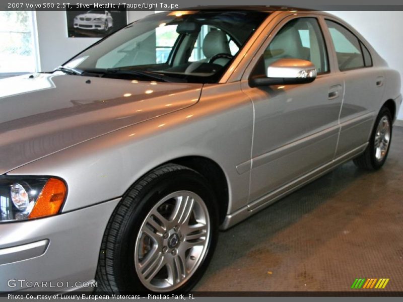 Silver Metallic / Taupe/Light Taupe 2007 Volvo S60 2.5T