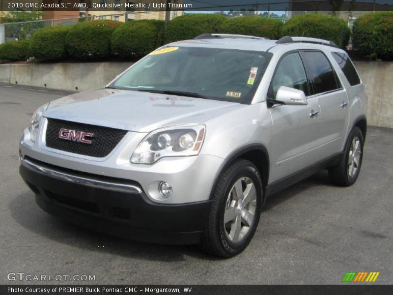 Quicksilver Metallic / Light Titanium 2010 GMC Acadia SLT AWD
