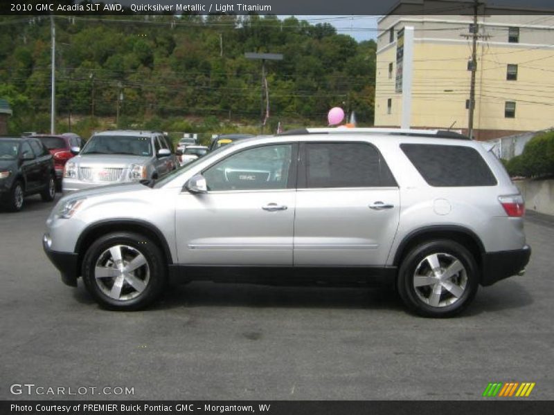 Quicksilver Metallic / Light Titanium 2010 GMC Acadia SLT AWD