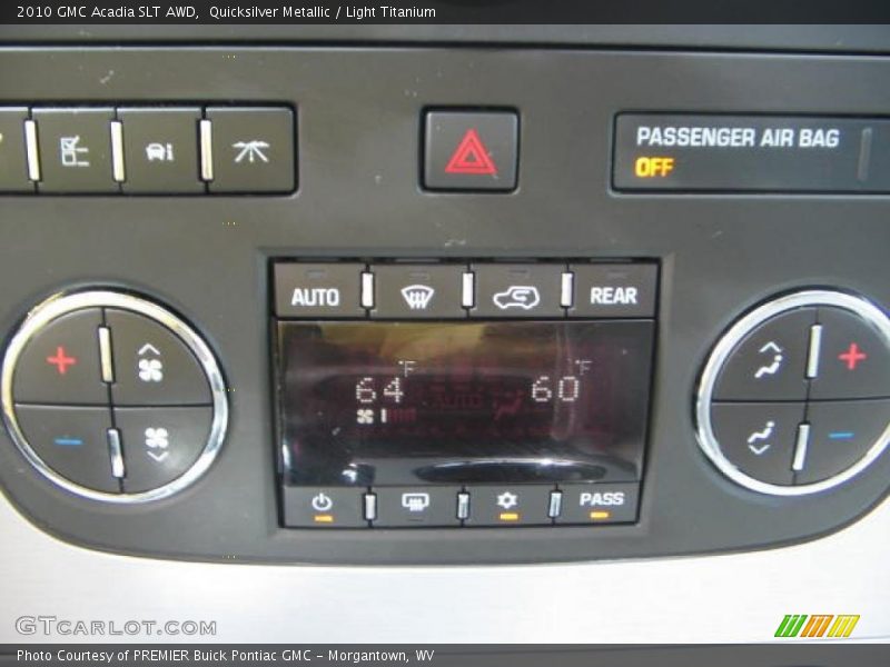 Quicksilver Metallic / Light Titanium 2010 GMC Acadia SLT AWD