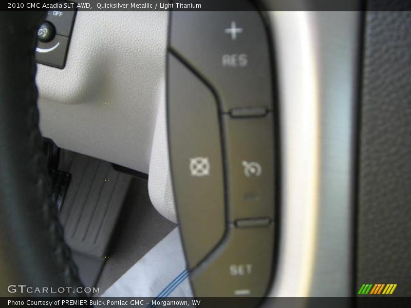 Quicksilver Metallic / Light Titanium 2010 GMC Acadia SLT AWD