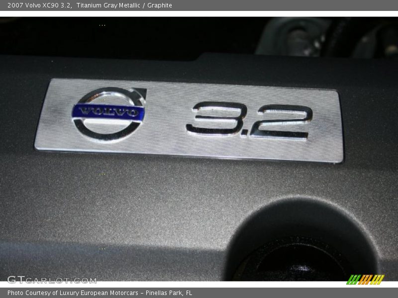 Titanium Gray Metallic / Graphite 2007 Volvo XC90 3.2