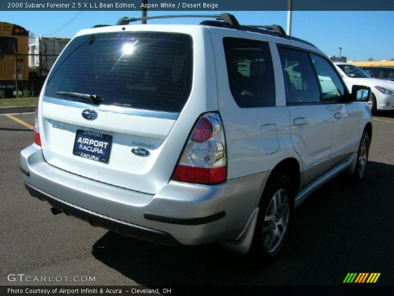 Aspen White / Desert Beige 2006 Subaru Forester 2.5 X L.L.Bean Edition