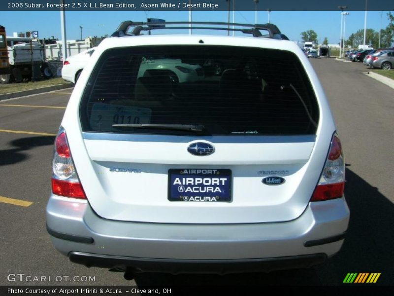 Aspen White / Desert Beige 2006 Subaru Forester 2.5 X L.L.Bean Edition