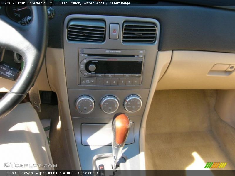 Aspen White / Desert Beige 2006 Subaru Forester 2.5 X L.L.Bean Edition