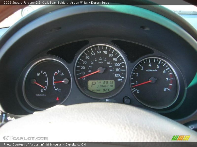 Aspen White / Desert Beige 2006 Subaru Forester 2.5 X L.L.Bean Edition