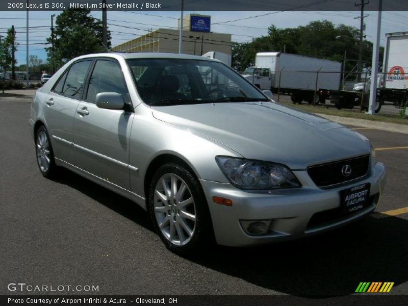 Millenium Silver Metallic / Black 2005 Lexus IS 300