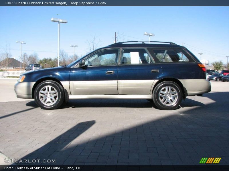 Deep Sapphire / Gray 2002 Subaru Outback Limited Wagon