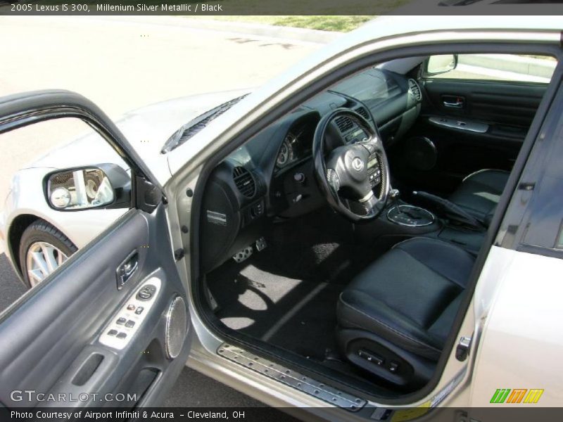 Millenium Silver Metallic / Black 2005 Lexus IS 300