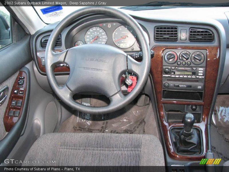 Deep Sapphire / Gray 2002 Subaru Outback Limited Wagon