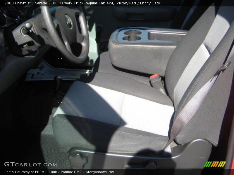 Victory Red / Ebony Black 2008 Chevrolet Silverado 2500HD Work Truck Regular Cab 4x4