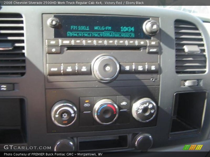 Victory Red / Ebony Black 2008 Chevrolet Silverado 2500HD Work Truck Regular Cab 4x4