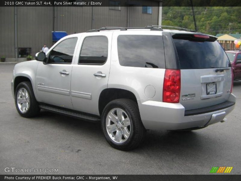 Pure Silver Metallic / Ebony 2010 GMC Yukon SLT 4x4