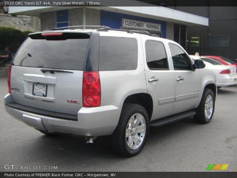 Pure Silver Metallic / Ebony 2010 GMC Yukon SLT 4x4