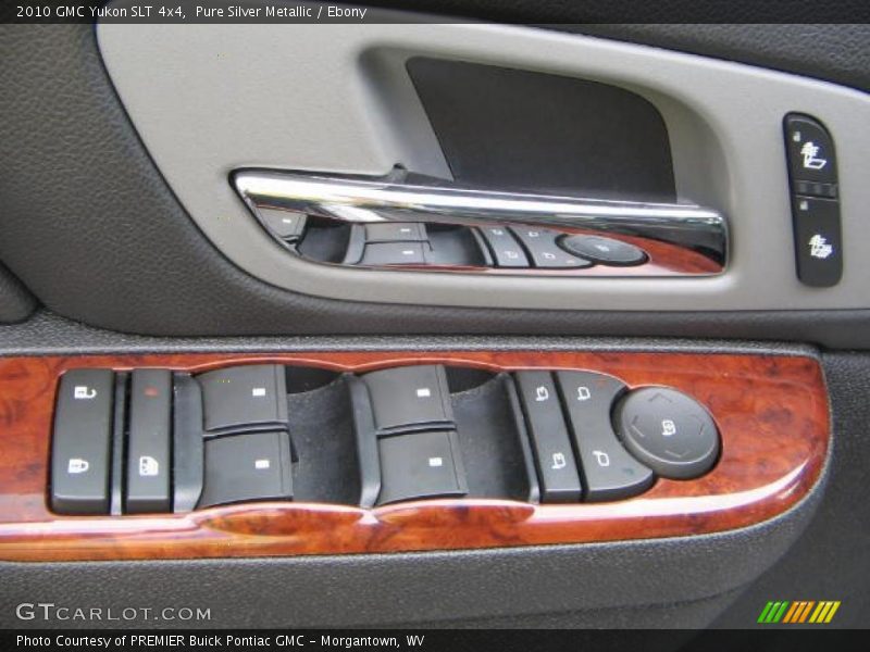 Pure Silver Metallic / Ebony 2010 GMC Yukon SLT 4x4