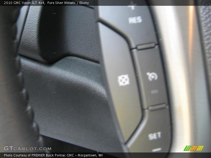 Pure Silver Metallic / Ebony 2010 GMC Yukon SLT 4x4