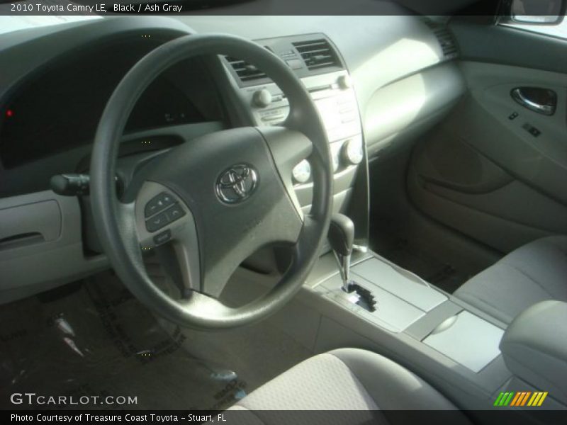 Black / Ash Gray 2010 Toyota Camry LE