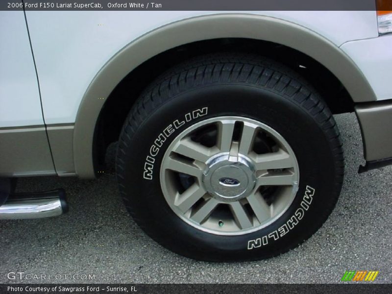 Oxford White / Tan 2006 Ford F150 Lariat SuperCab