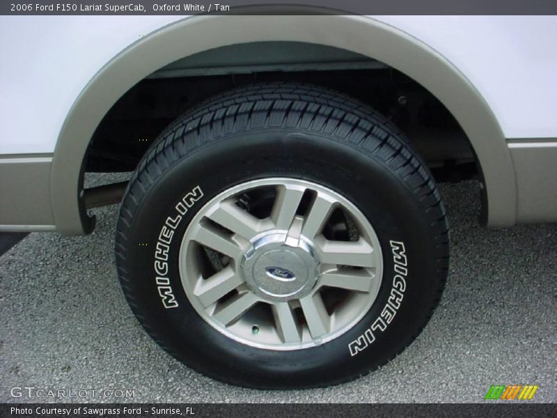 Oxford White / Tan 2006 Ford F150 Lariat SuperCab
