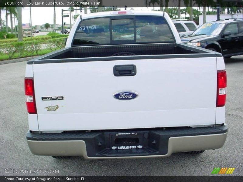 Oxford White / Tan 2006 Ford F150 Lariat SuperCab